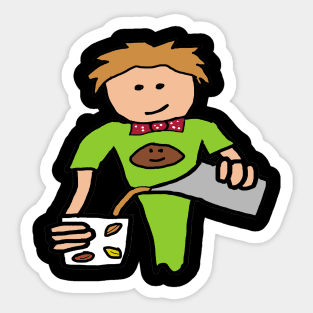 Barista Coffee Shop Sticker